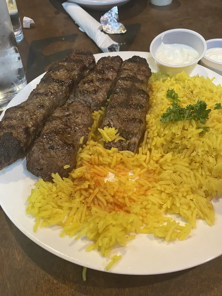 Kafta Kabob Plate